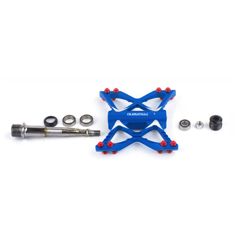 Promend MTB Road Bike Ultralight Aluminum Pedals Bicycle Flat Pedal 3 Bearings