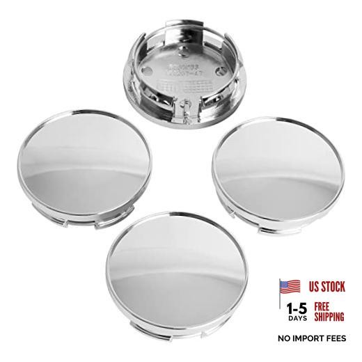 2.5Inch 63MM Wheel Center Caps for Dodge RAM Outer 63MM , Inner 56MM Chrome