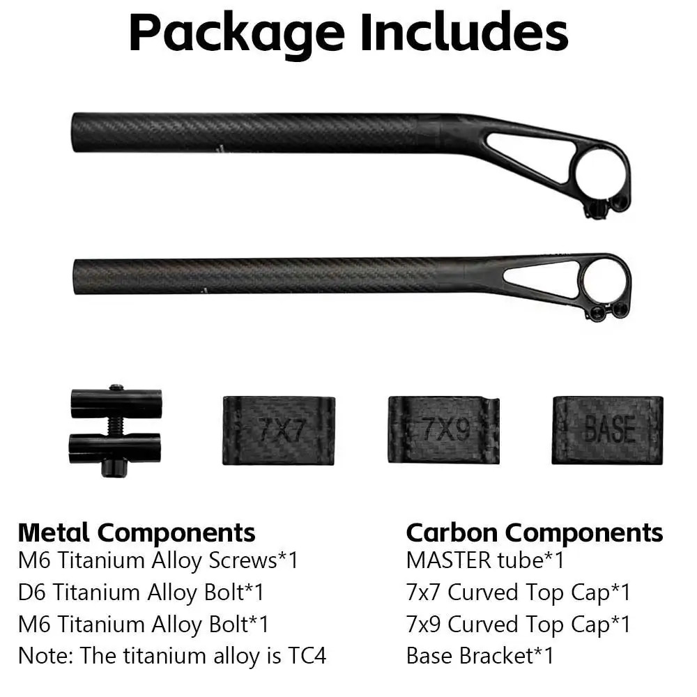 ELITA ONE Carbon Fiber Bike Seatpost 27.2/30.9/31.6mm MTB Road Titanium Screws