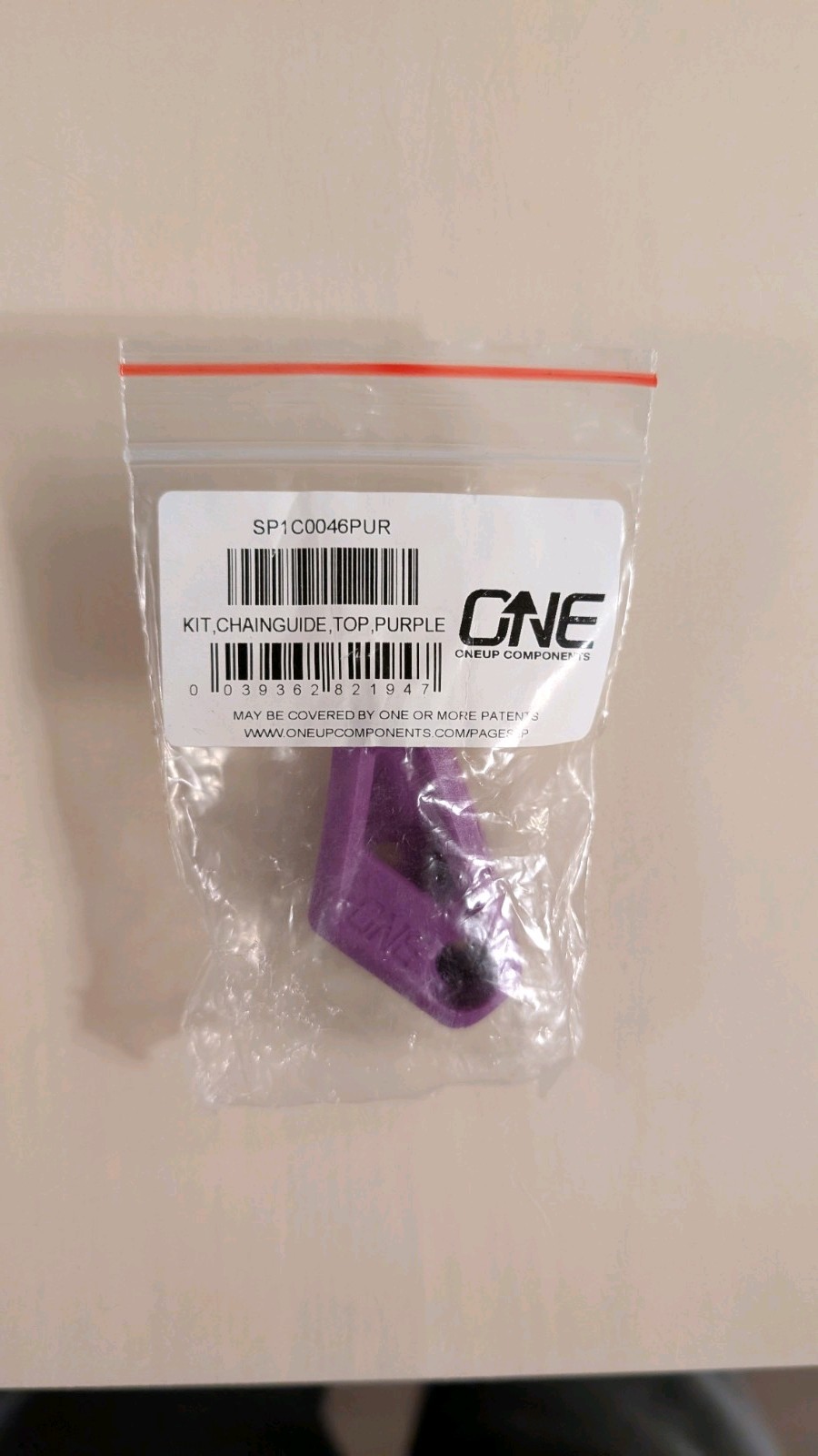 OneUp Components V2 Chain Guide Top Guide Kit Purple New