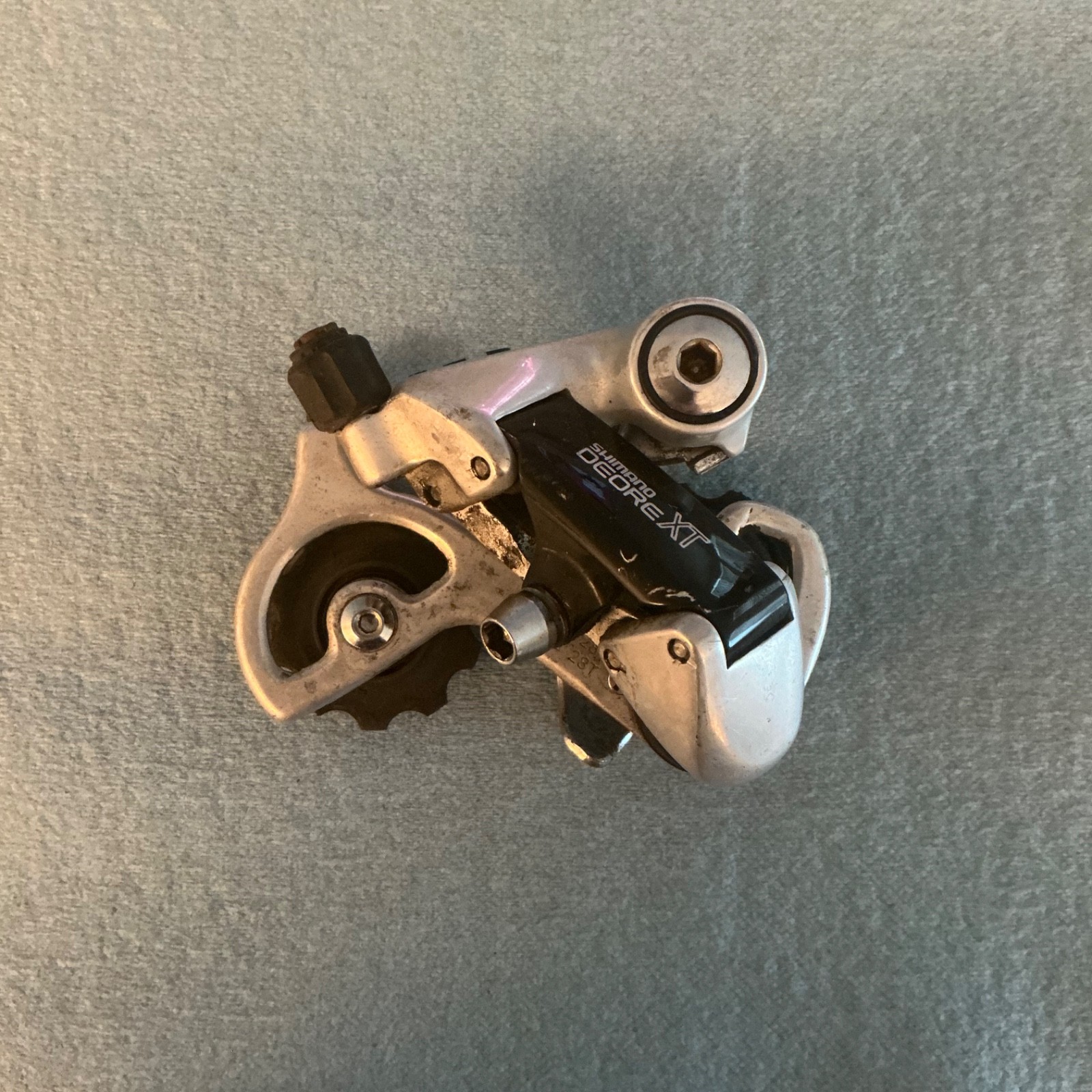 Vintage Shimano Deore XT RD-M732 Rear Derailleur SHORT Cage MTB Japan 7 Speed