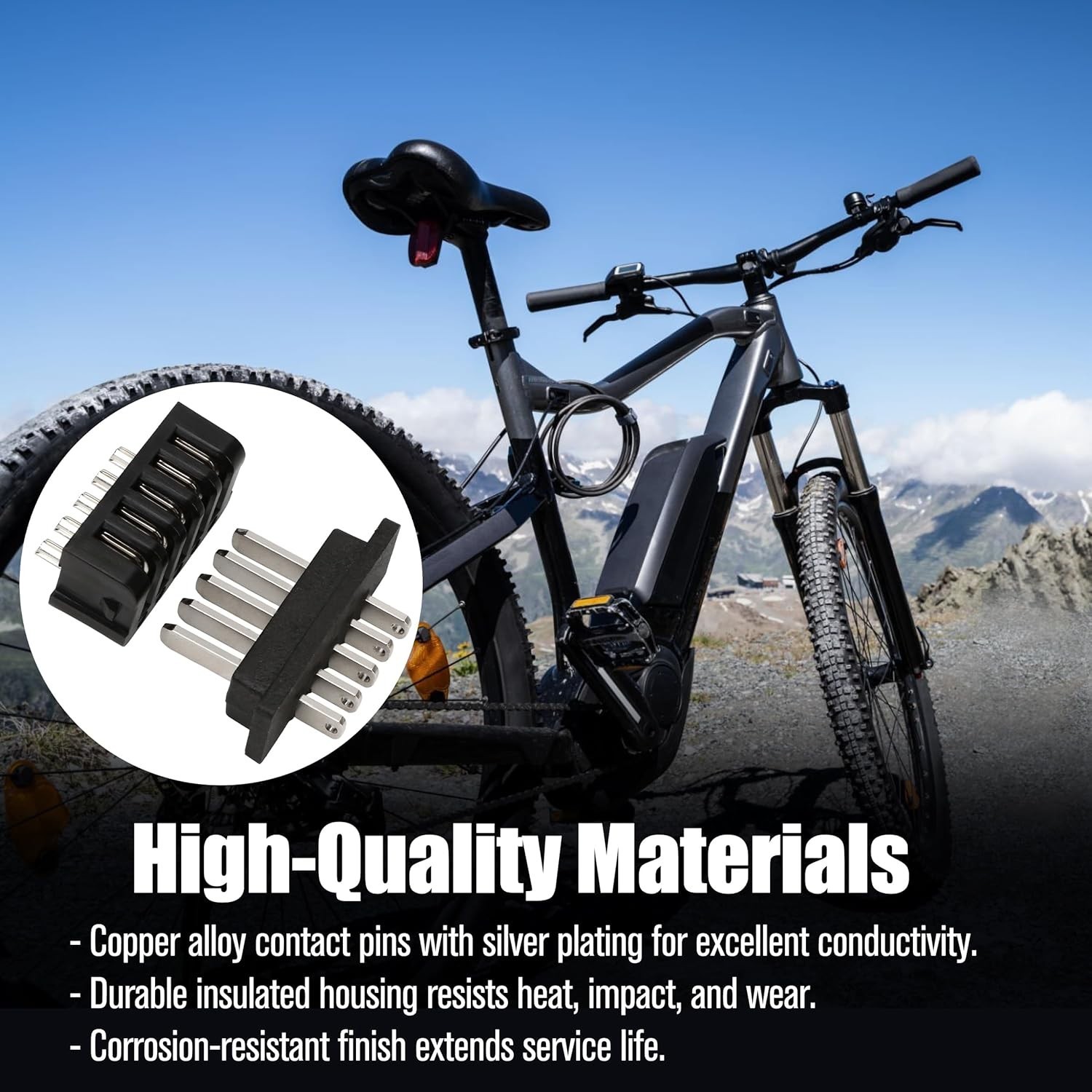 E-Bike Battery Power Discharge Connector – Compatible with Hailong 5 Pin Conn…