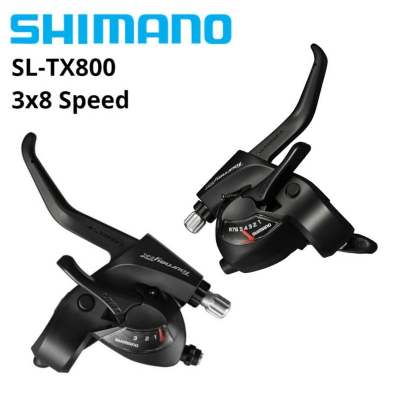 Shimano TOURNEY ST-TX800 3 8 24 Speed Shifter Set Lever EF51 EF56 MTB Bike Parts