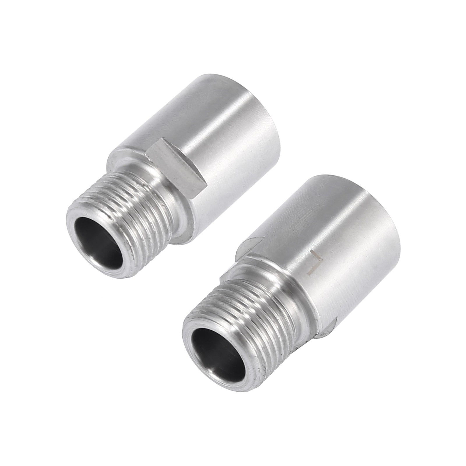 Left Right Bicycle Pedal 9/16 Inch Threaded Pedals Silver Tone