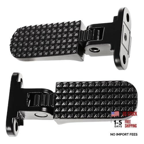 YWG Foldable Foot Pegs for Ebike, Non-Slip Aluminum Passenger Footrests |