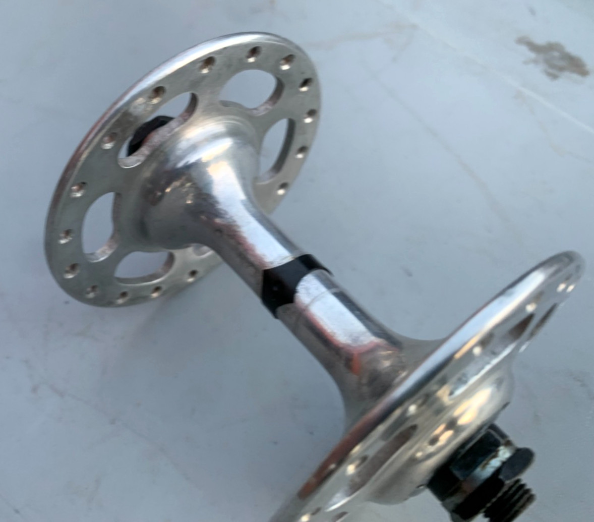 Vintage CAMPAGNOLO RECORD Front Hub 36H 100mm Spacing HIGH FLANGE