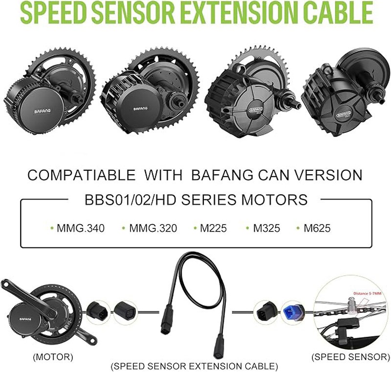 Bafang Speed Sensor 4 Pin Can Protocal Extension Cable