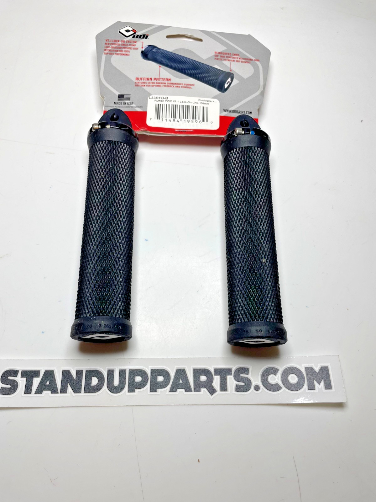 ODI Ruffian Black Lock on Grips atv pwc Jet-Ski Sea-Doo Wave-runner-Blaster quad