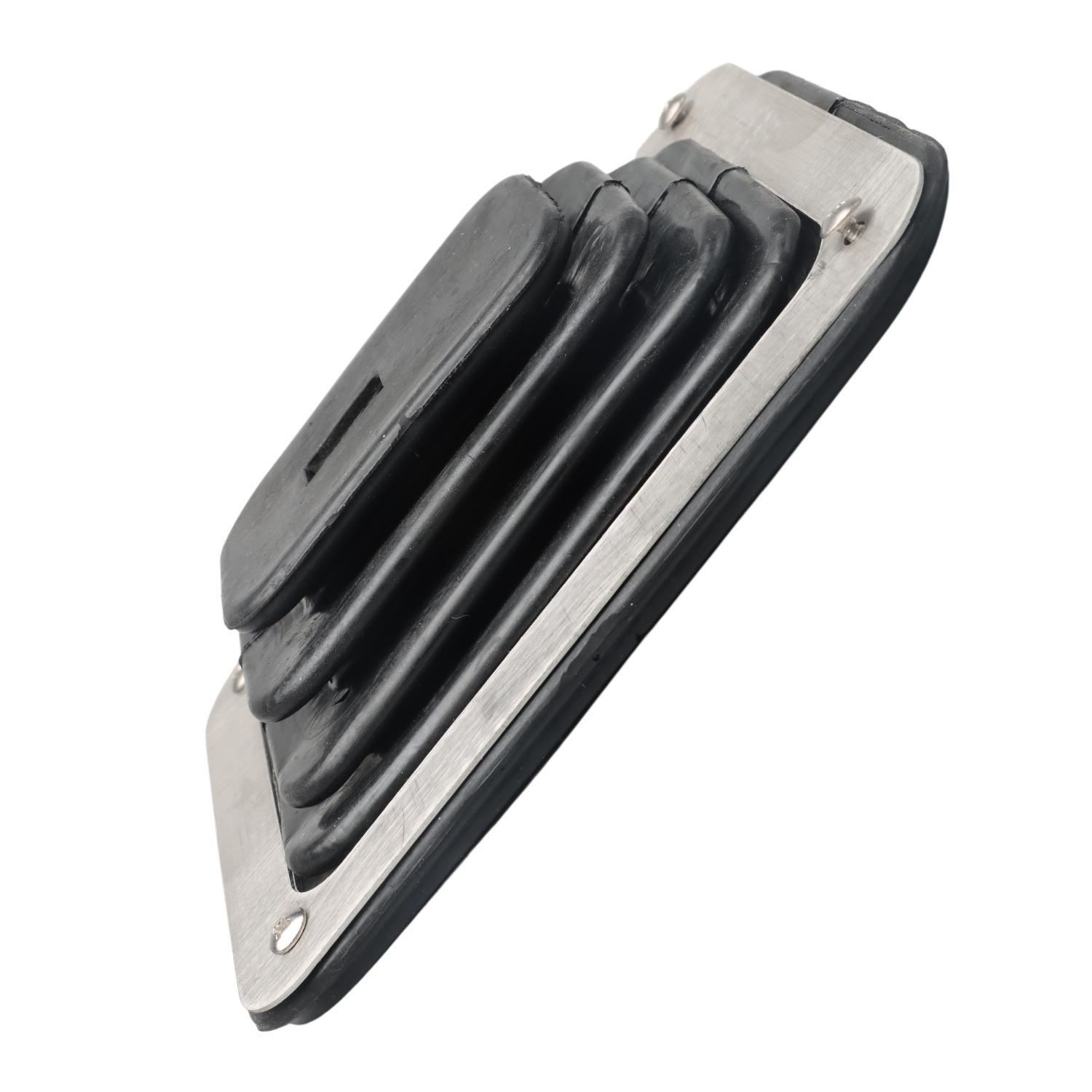 Rubber Shifter Boot with Chrome Plate & Hardware 5-5/8″ x 6-3/4″ for Shifters