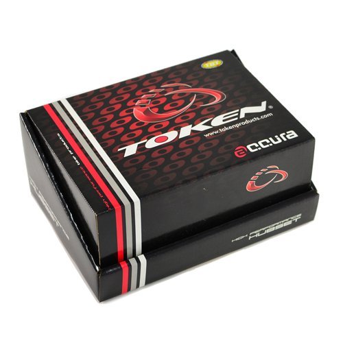 TOKEN HERO Road Lite Alloy Hubs , F20H/R24H , 1 Pair , Black