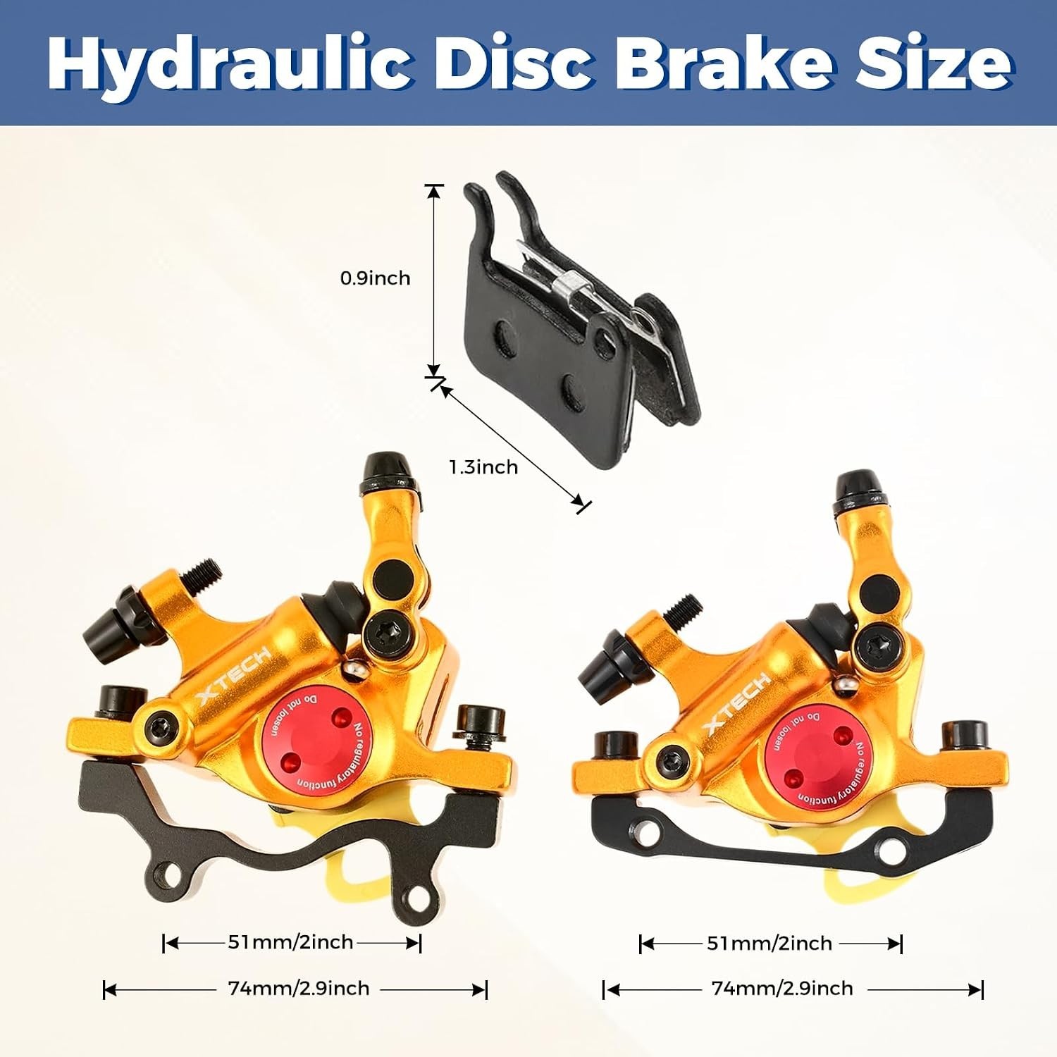 HB-100 Line Pulling Hydraulic Disc Brake Calipers,