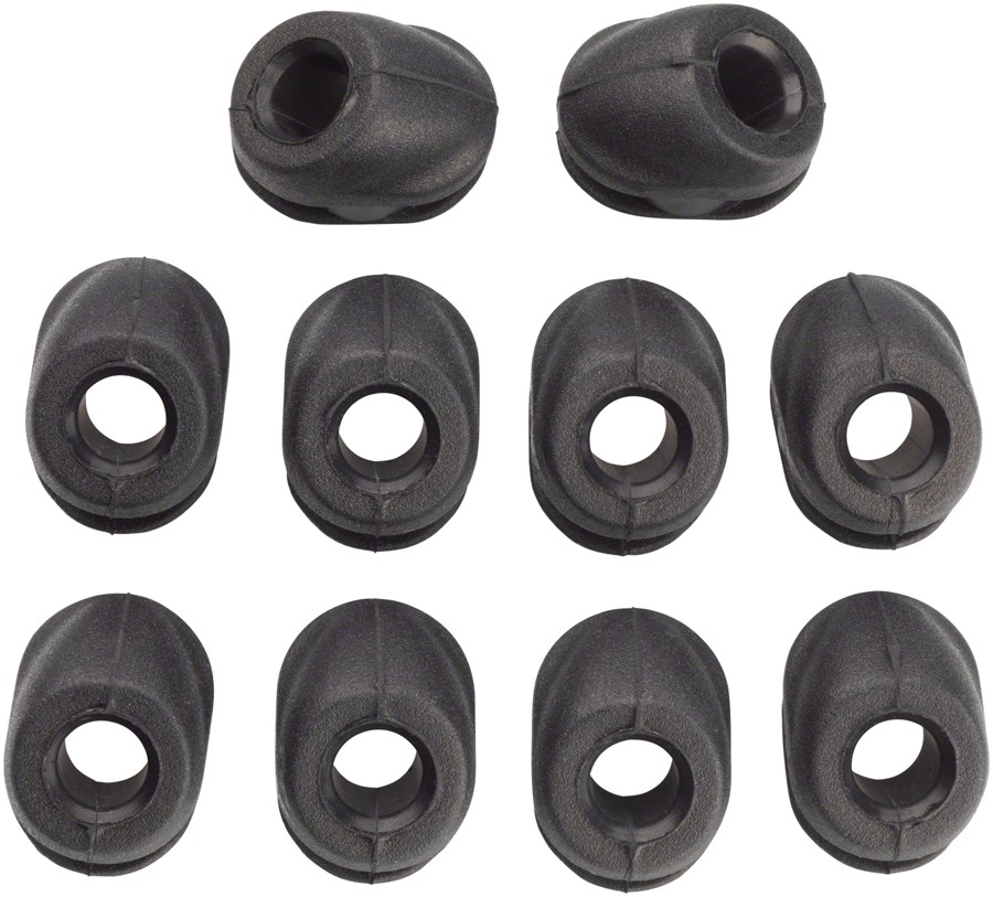 Jagwire OEM-Quality Frame Plugs Bundle | 5mm & 4mm Housing, Angled Entry, Cable