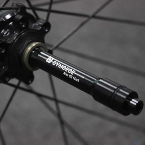 Bicycle Wheel Fork Axle 15mm Front Thru Axle to 9mm Quick Release Skewer