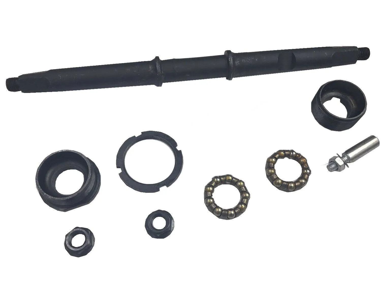 CDHPOWER 266mm Wide Crank Set Assembly for 2 Stroke &4 Stroke Gas Motorized Bike