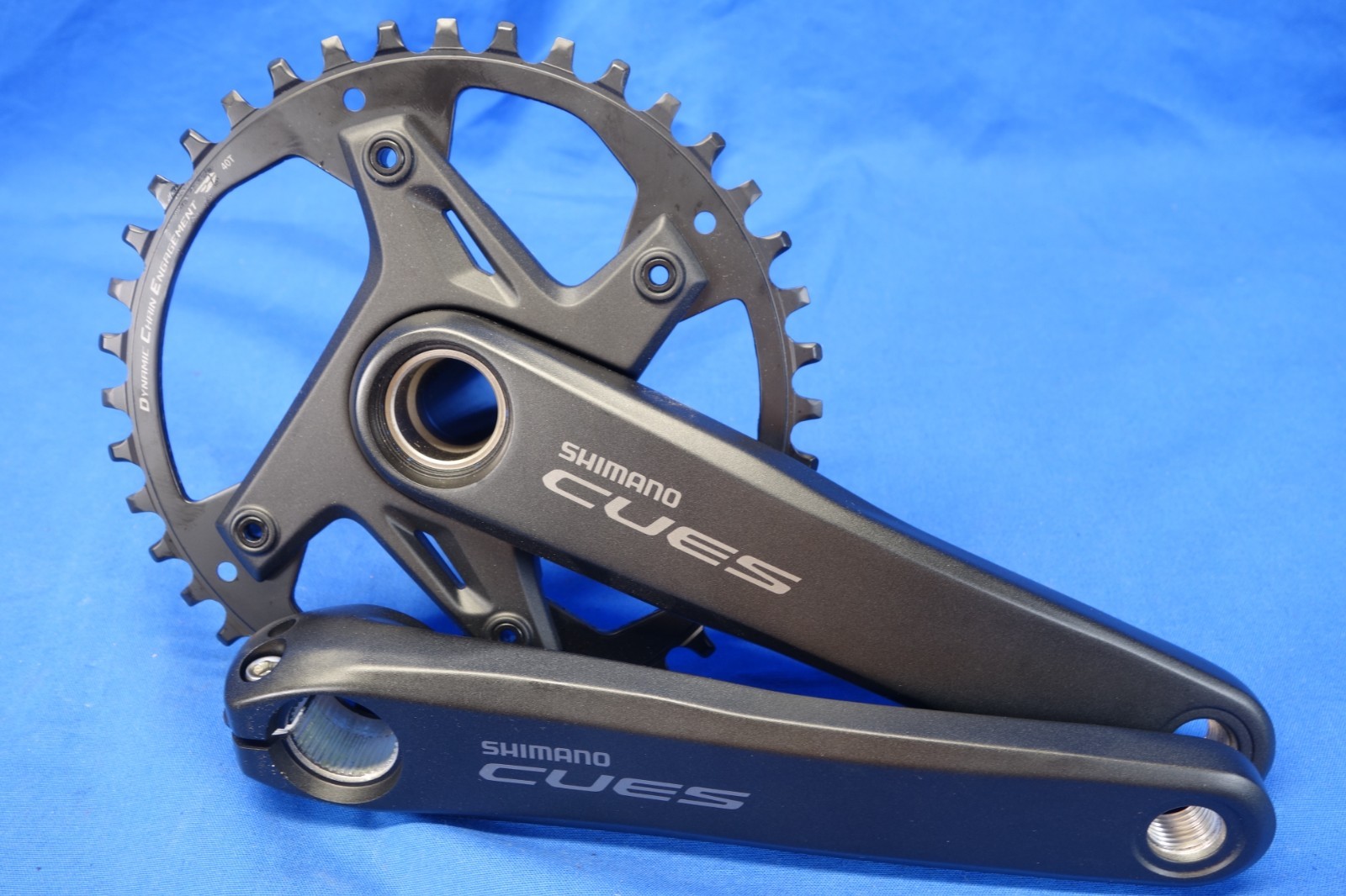 New Shimano Cues FC-U6040 1 x 11 Speed Bike Crankset, 40t, 175mm Arm Length