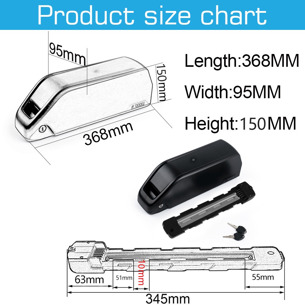 Samsung Cell E-Bike Battery 48V 52V 25Ah Electric Bike Bicycle Battery for 2000W