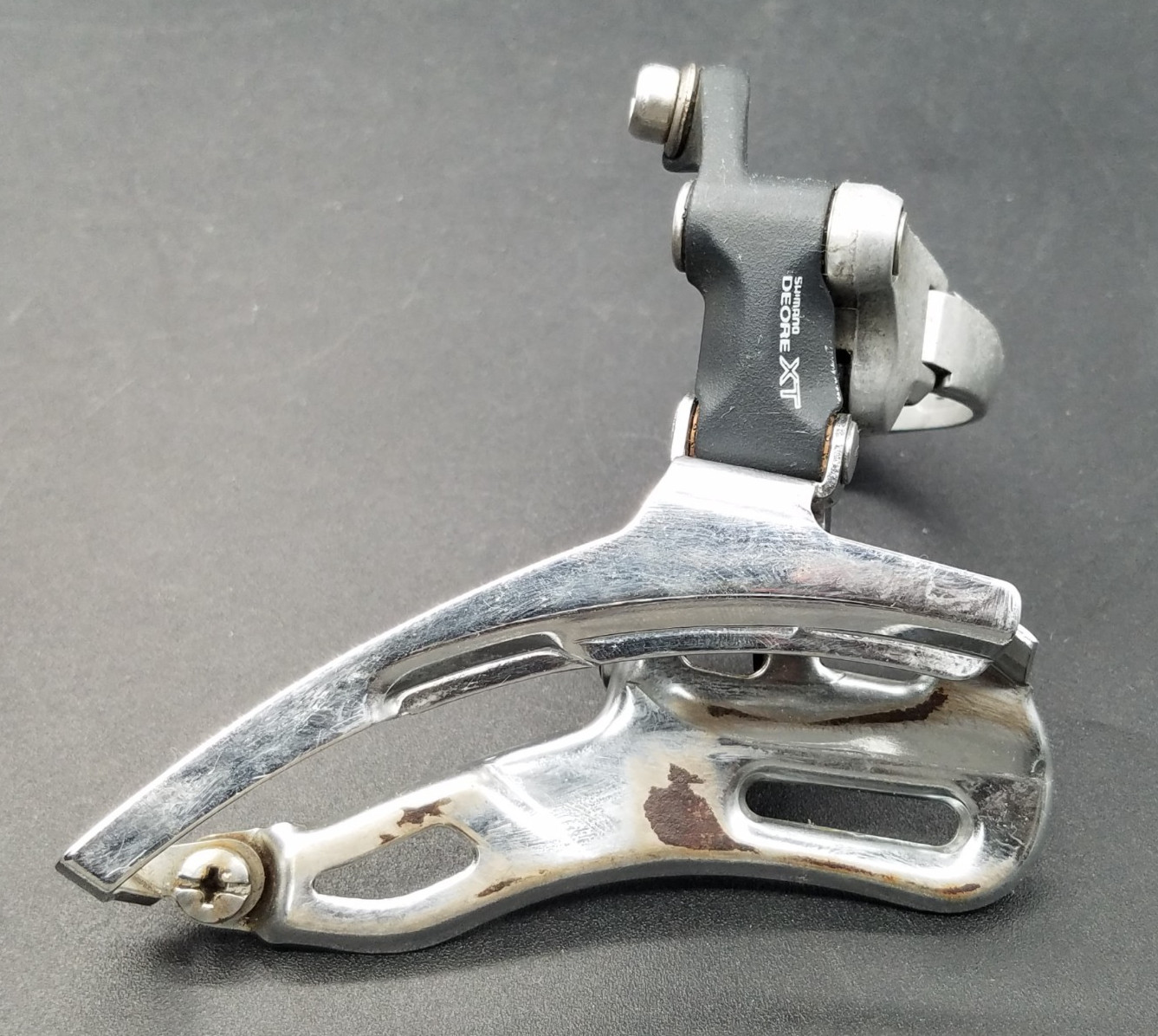 Shimano Deore XT FD-M737 3 x 8s MTB Front Derailleur Clamp-On 28.6mm Bottom Pull