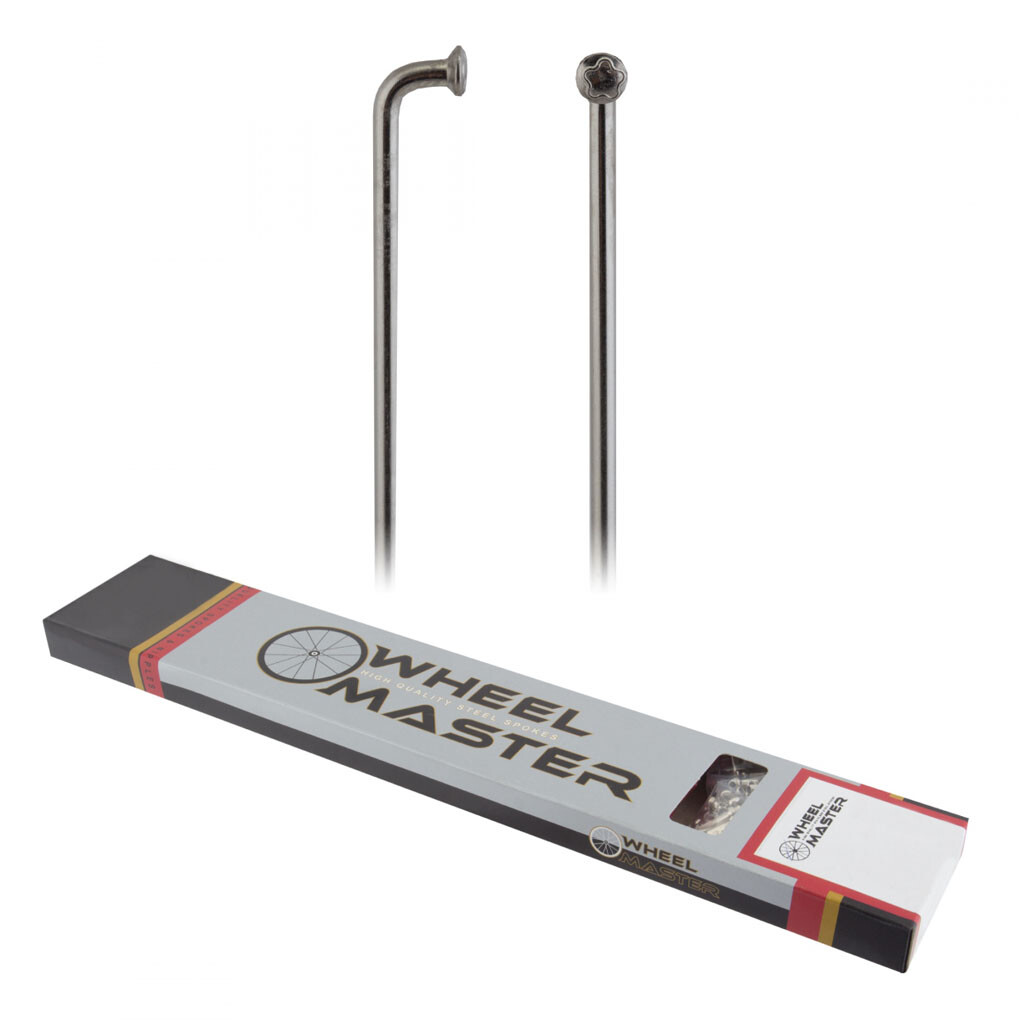 Wheel Master Standard Steel Spokes J-Bend 2.0 267mm Chrome