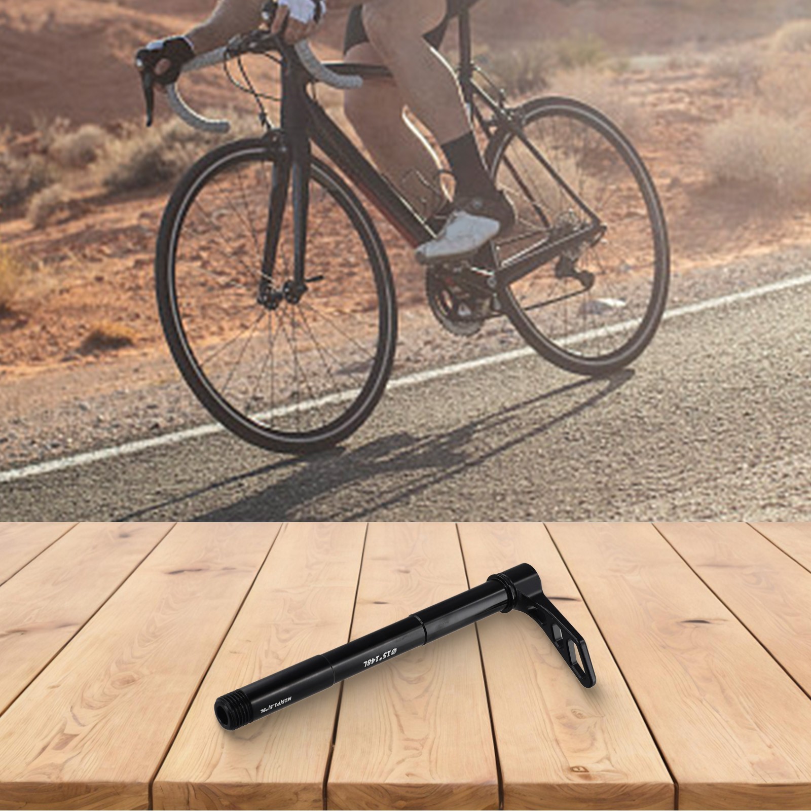 Bicycle Component Innovation Mountain Bike Through Axles in Black Color
