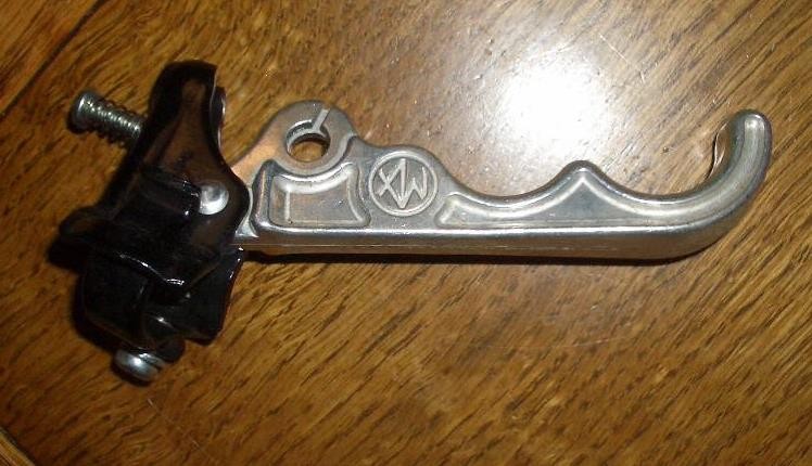NOS Vintage Old School Bmx Rear 2 Finger Black Dia-Compe Right Side Brake Lever