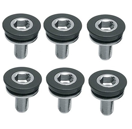 Hex Head Crank Arm Bolts 8mm x 15mm Pack of 6 – Strong Alloy Steel & Waterproof