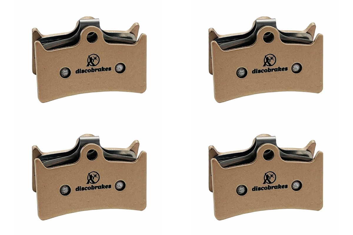 4 Pairs of Sintered DiscoBrakes Hope V4 Disc Brake Pads, HopeV4 DownHill DH MTB