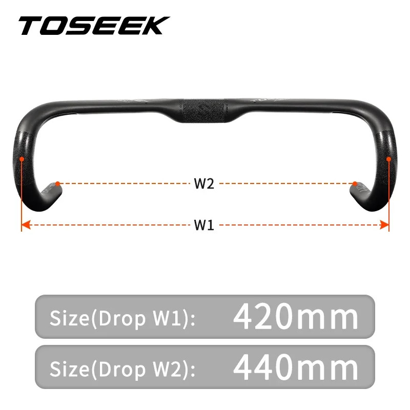 Ultralight Carbon Fiber Road Bicycle Handlebar Internal Routing Drop Handlebar