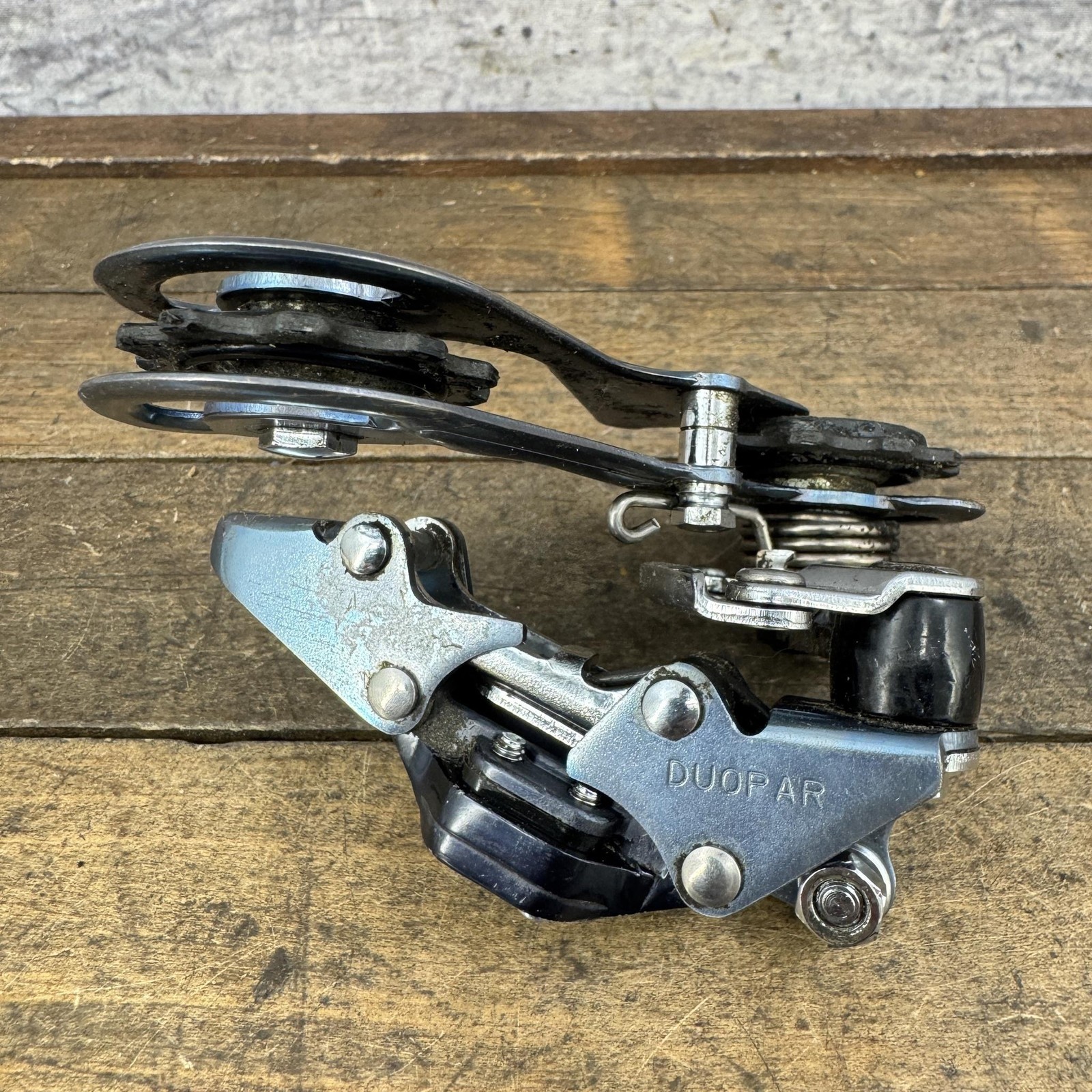 Vintage Huret Duopar Rear Derailleur Long Cage Hanger NO BOLT PARTS 245g