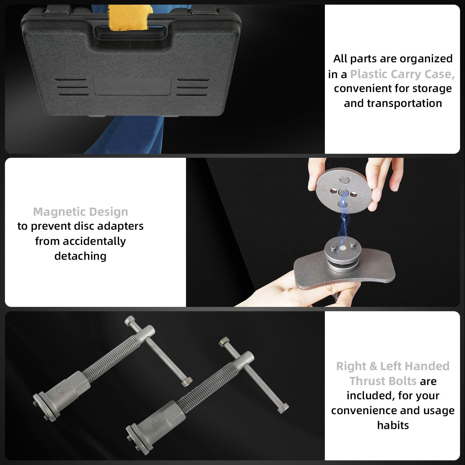 24Pcs Disc Brake Caliper Compression Wind Back Tool Kit, Heavy Duty