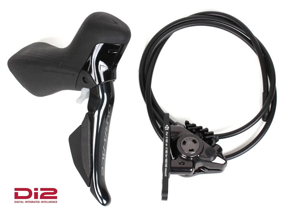 Shimano Dura-Ace ST-R9270-R/BR-R9270-F Di2 Shifter + Hydraulic Disc Brake Set
