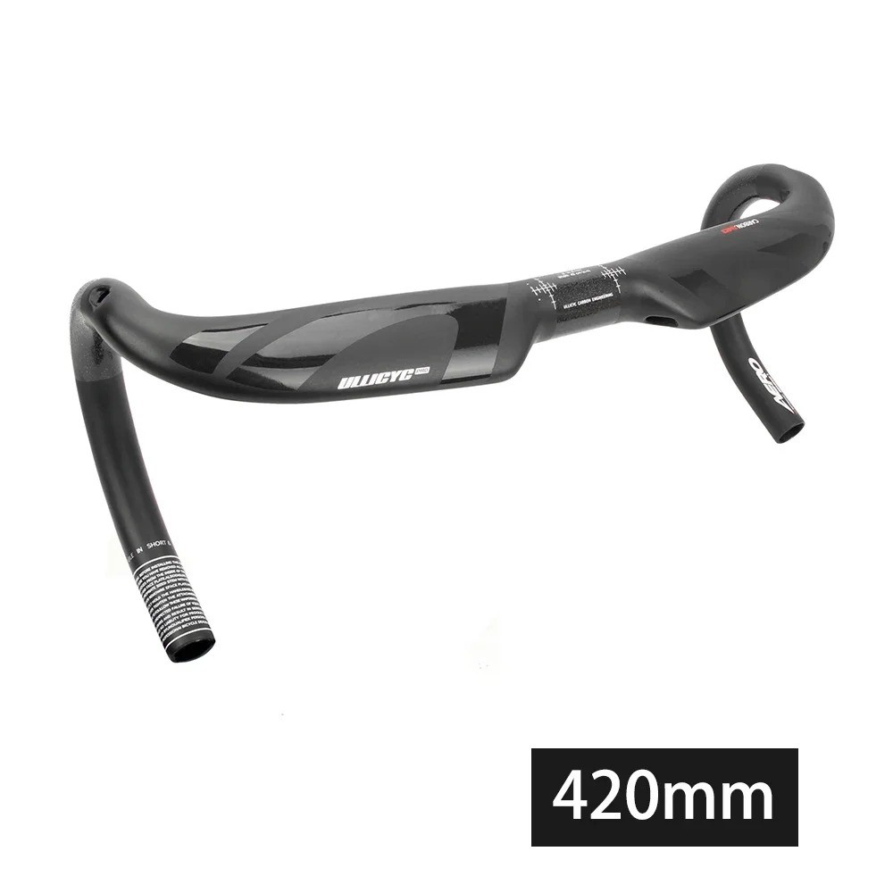 Carbon Fiber Road Bike Handlebar 31.8mm Diameter 360-440mm Bike Accessories