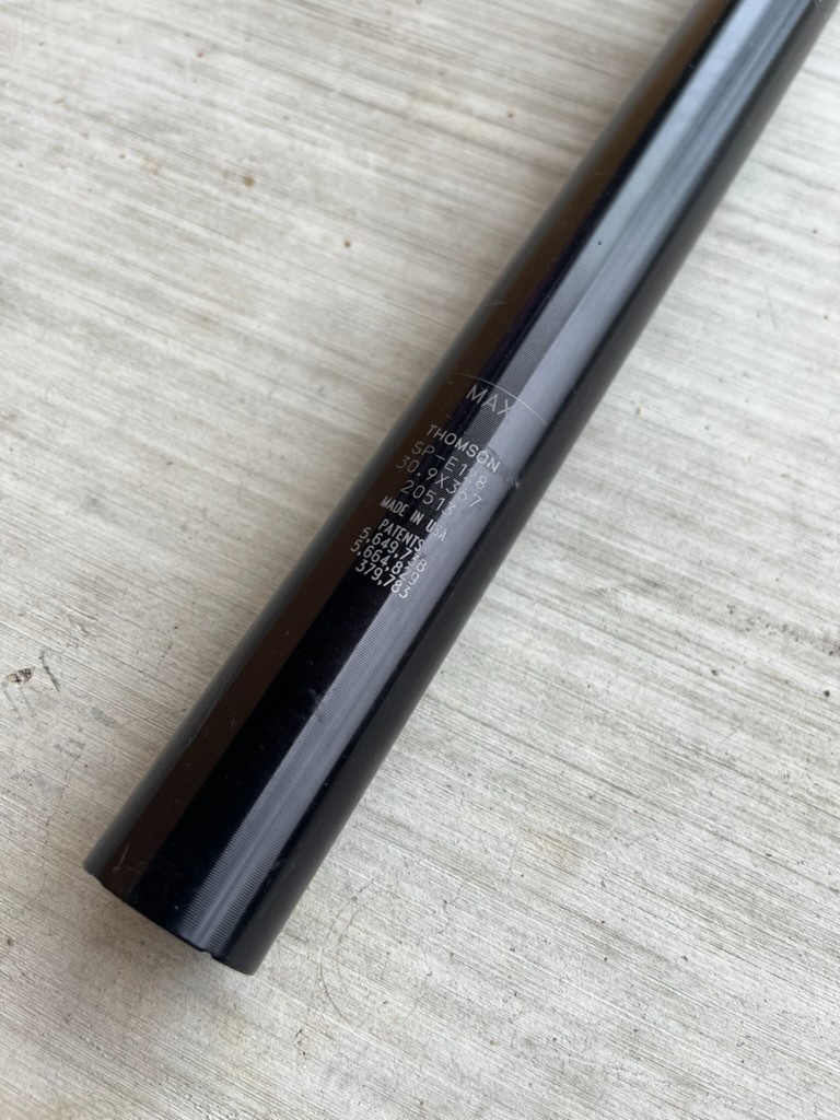 Thomson USA Elite CNC Machined Alloy Straight Seatpost | 30.9×367 mm / VGC+