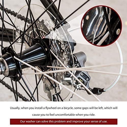 20 Pieces Bike Bicycle Bottom Bracket Spacer 7 8 9 10 11 Speed Cassette Aluminum