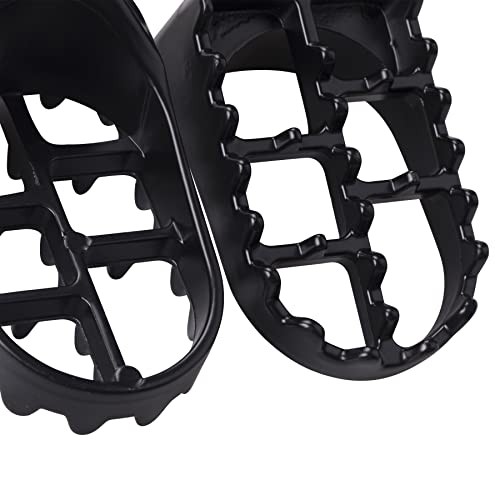 Aluminium Dirt Bike Foot Pegs, Black, Rear, Universal Fit for PW50 PW80 BLACK