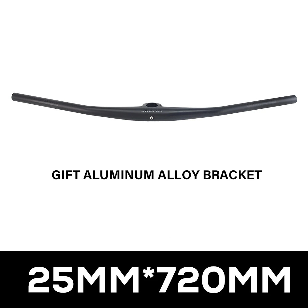 AM FR XC MTB Mountain Bike Carbon Integrated Handlebar UD Matt 25×720-800mm
