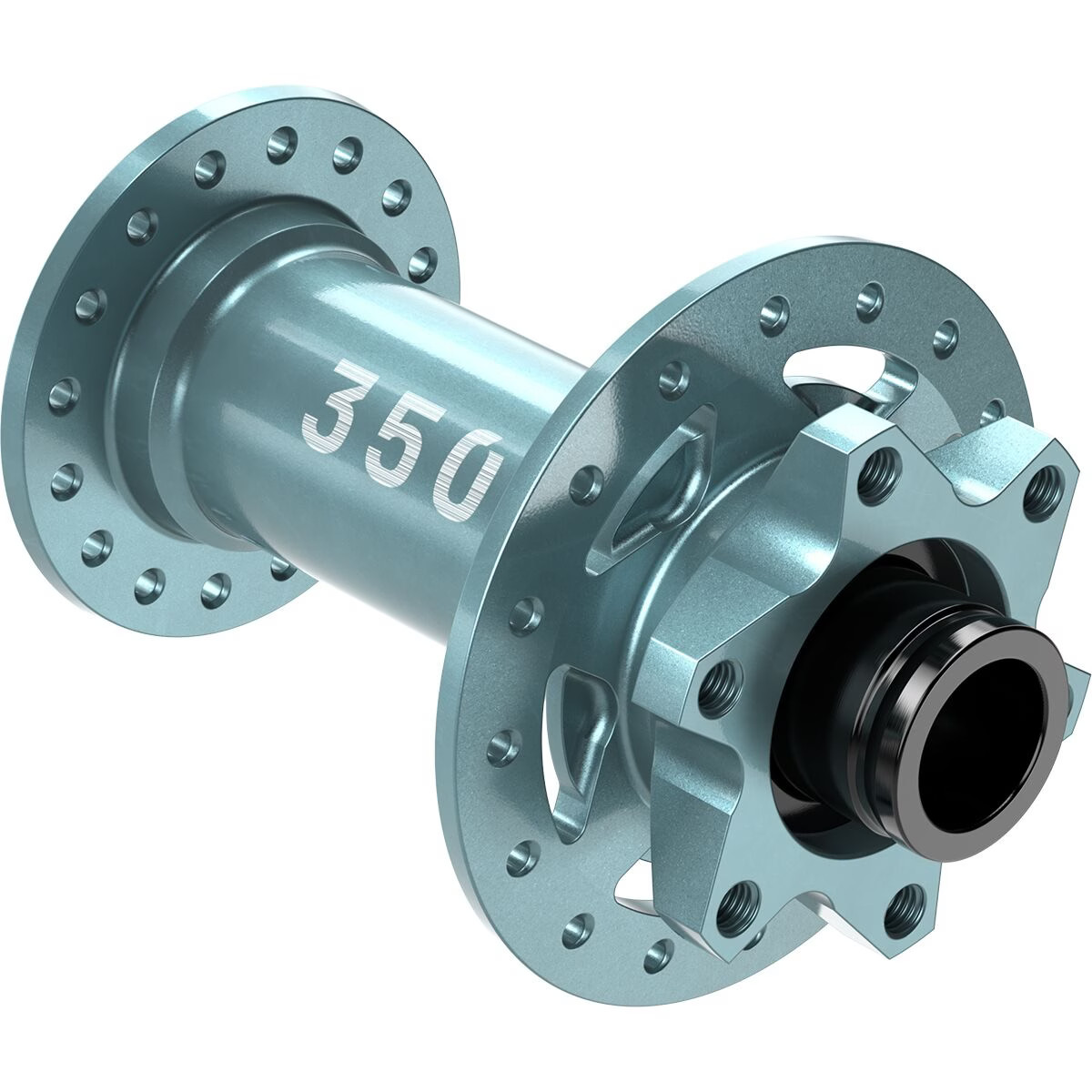 DT Swiss 350 Hub – Limited Edition Turquoise, 32h, Front, 15x110mm, 6-Bolt