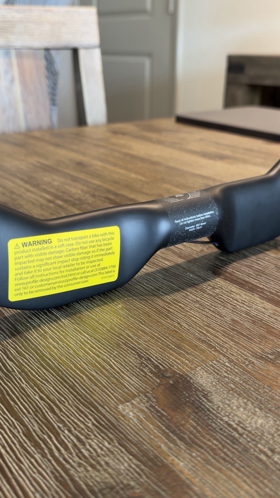 Profile Design Canta Race 39cm Carbon Aero Road Handlebars 31.8mm