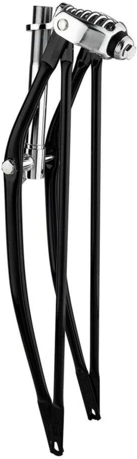 Battery Powered Suspension Fork 26 Inches Black Lightweight for Easy Handling