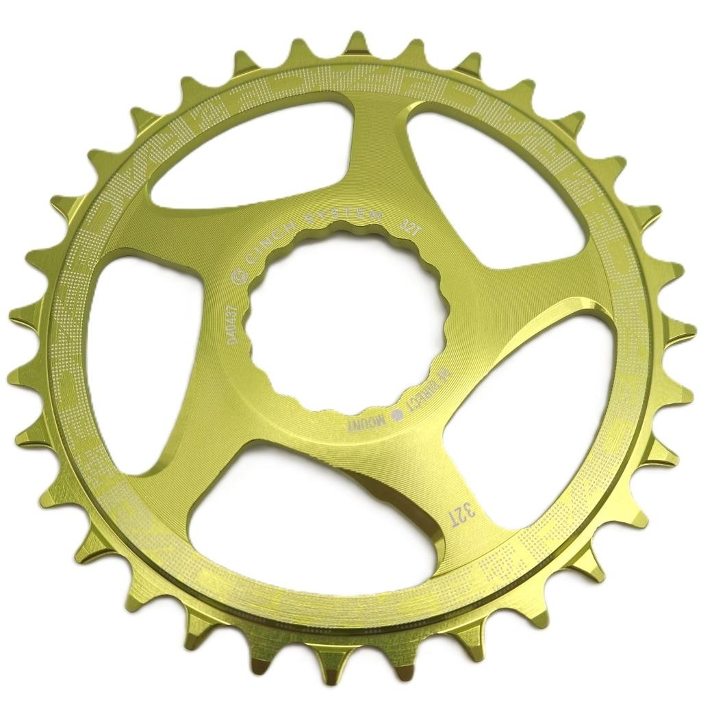 RaceFace NW 32T Direct Mount CINCH Chainring 9/10/11/12-Speed Chainring Green