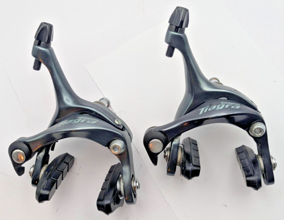 SHIMANO TIAGRA BRAKE SET Front & Rear Calipers Rim Brakes GRAY BR-4700 RECESSED