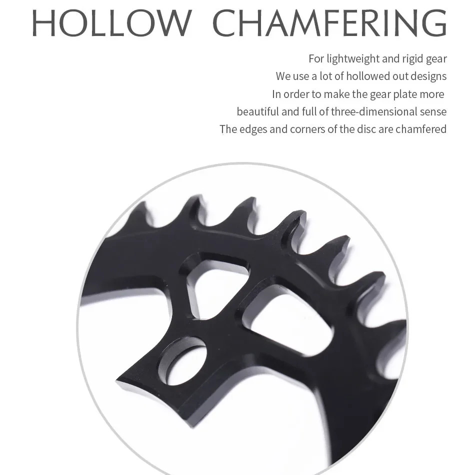 107 Bcd Chainring For Road Bike Chain Ring Narrow Wide Teeth 12Speed Chainwheel