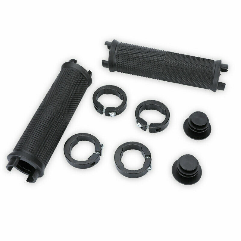 Ergonomic Rubber Bicycle Handlebar MTB Mountain Bike Grips Cycling Lock-On Ends