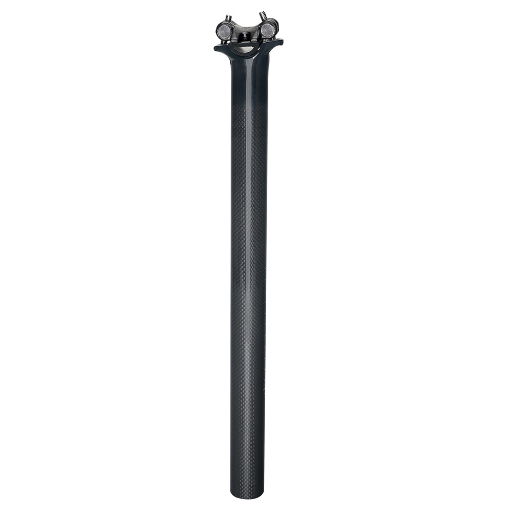 Carbon Bicycle Seatpost 25.4/27.2/30.8/31.6mm MTB Road Bike Seat Post 350/400mm