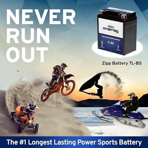 YTX7L-BS 12V 85 CCA AGM – Maintenance-Free 6Ah Battery for ATV, AGM Battery