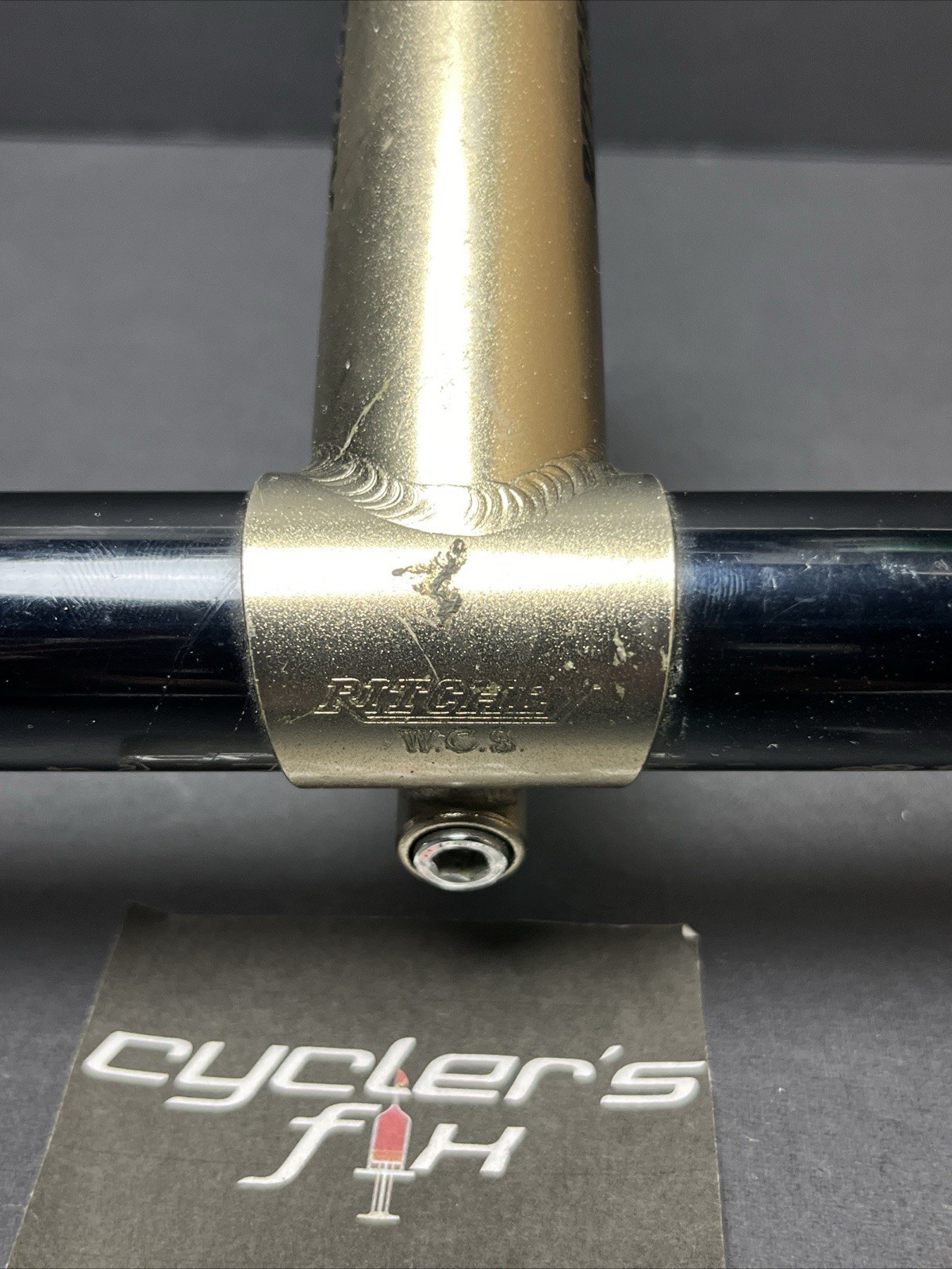 Vintage Rare Ritchey WCS 1” Quill Cr-mo Road Stem 120mm 26.0, 73*Mfg by Nitto