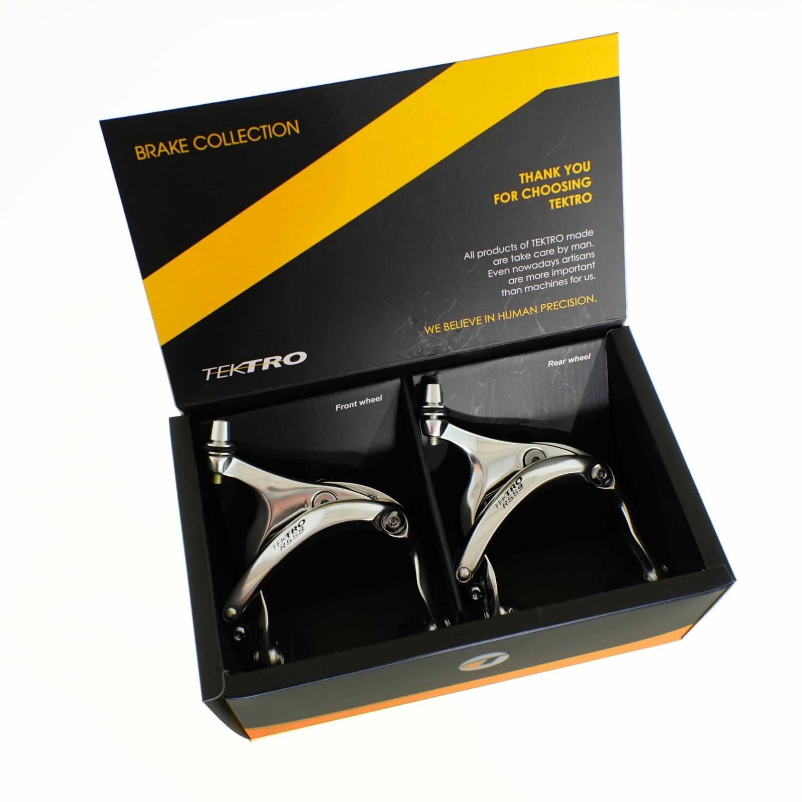 Tektro R559 Long Reach Caliper Brake 55-73mm RECESSED Nut F+R Silver or Black