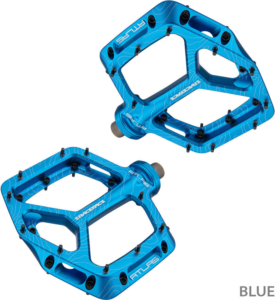 Race Face Atlas 9/16″ Platform Pedals Mountain MTB Alloy Pedal 8 Colors