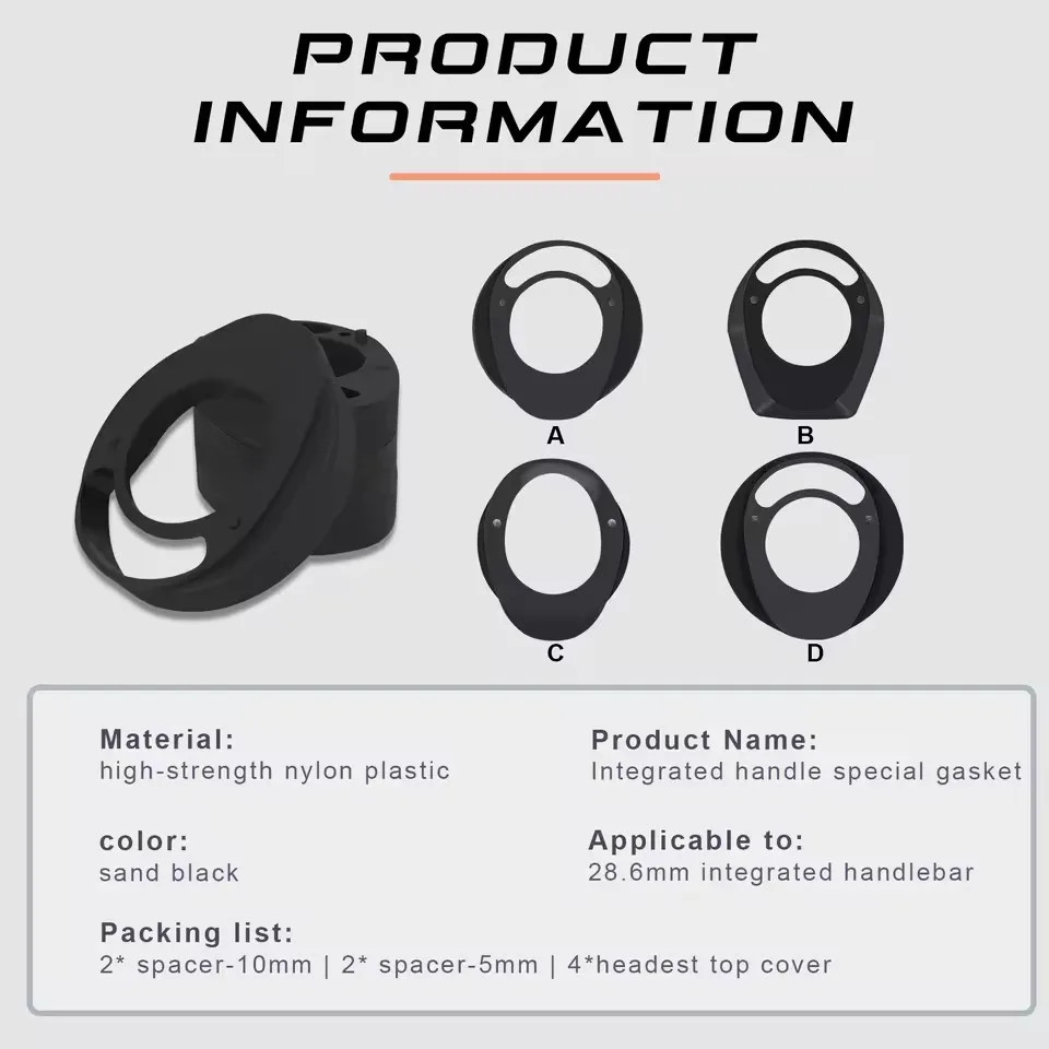 Carbon Handlebar 28.6mm Integrated Road Bike Handlebar Parts with Stem Spacer