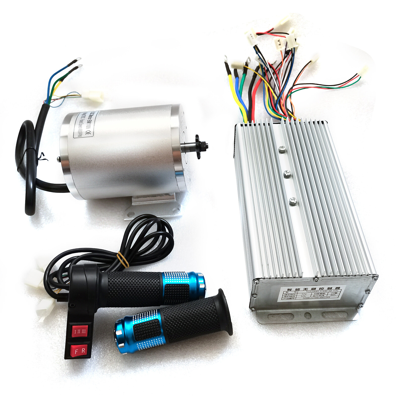 BLDC Motor Kit And Brushless Controller 72V 3000W For Electric Scooter Go Kart
