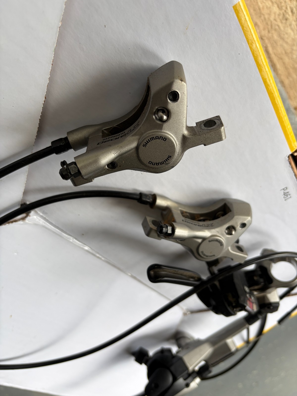 Shimano LX MTB Shift/Brake Levers 9×3 Speed Hydraulic Disc complete set ST-M585